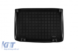 image-50-Rubber trunk mat by Rezaw-Plast suitable for Ford Puma after 2019, with the trunk floor in the upper position