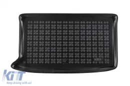 image-63-Rubber trunk mat by Rezaw-Plast suitable for Hyundai i20 comfort, premium 2014-2020 with the trunk floor in the upper position