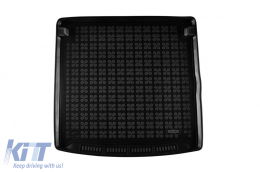 image-50-Rubber trunk mat by Rezaw-Plast suitable for Seat Tarraco after 2018, Volkswagen Tiguan Allspace, 4x4 after 2017, with small spare wheel, 5 seats with the trunk floor in the upper position