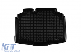 image-6-Rubber trunk mat by Rezaw-Plast suitable for Skoda Fabia hatchback after 2021 with the trunk floor in the lower position