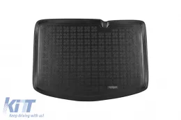 image-9-Rubber trunk mat by Rezaw-Plast suitable for Toyota Yaris 2011-2019, Yaris hybrid 2011-2014, with the trunk floor in the lower position with small spare wheel