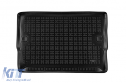 image-14-Rubber trunk mat by Rezaw-Plast suitable for Peugeot Traveller, Toyota Proace Verso, Citroen Spacetourer after 2016, Opel Zafira Life after 2019, with 3 seats, 3rd row with full-width seat, version Lo