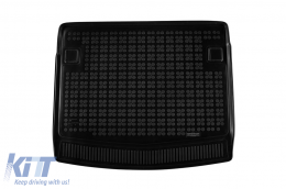 image-12-Rubber trunk mat suitable for VW Caddy after 2021 with 5 seats