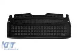 image-26-Rubber trunk mat by Rezaw-Plast suitable for Volkswagen Multivan T7, L1, version with adjustable trunk floor, PHeV, 7 seats, 1 piece, black