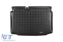 image-40-Rubber trunk mat by Rezaw-Plast suitable for VW Polo hatchback 2009-2017 with the trunk floor in the lower position