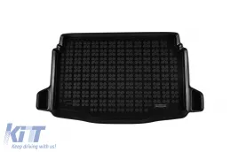 image-1-Rubber trunk mat by Rezaw-Plast suitable for Jeep Avenger after 2022 with the trunk floor in the upper position, without Hybrid version, 1 piece, black