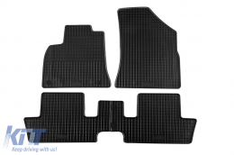 image-64-Specific rubber mats suitable for Peugeot 3008 2009-2016, 4-piece set, black color