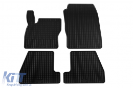 image-11-Specific rubber mats suitable for Ford Focus hatchback, wagon 2011-2018, 4-piece set, black color