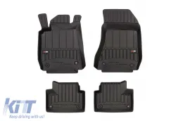 image-27-Specific rubber mats suitable for Alfa Romeo 159 2005-2011, 4-piece set, black color, with 24-month warranty from Frogum 3D ProLine series.