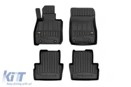 image-46-Specific rubber mats suitable for Mazda CX-3 after 2015, 4-piece set, black color, with 24-month warranty