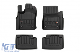 image-32-Specific rubber mats suitable for Jeep Grand Cherokee WK2 after 2017, 4-piece set, black color, with 24-month warranty