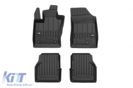 image-38-Specific rubber mats suitable for Jeep Compass after 2016, Alfa Romeo Tonale after 2022, 4-piece set, black color, with 24-month warranty