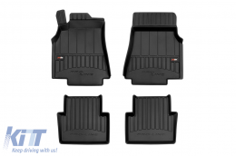 image-45-Specific rubber mats suitable for Mercedes A class W169 2004-2012, 4-piece set, black color, with 24-month warranty