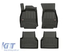 image-44-Specific rubber mats suitable for Audi A7 C8 Sportback after 2017, 4-piece set, black color, with 24-month warranty
