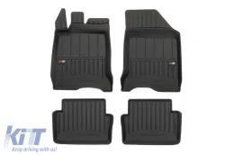 image-46-Specific rubber mats suitable for Renault Laguna 2001-2007, 4-piece set, black color, with 24-month warranty