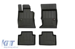 image-2-Specific rubber mats suitable for Alfa Romeo Giulia 4x4 after 2016, 4-piece set, black color, with 24-month warranty