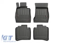 image-15-Specific rubber mats suitable for Frogum 3D ProLine series for Mercedes S class W222 2013-2020 long wheelbase, 4-Matic, 4-piece set, black color, with 24-month warranty