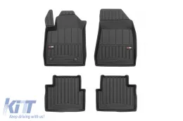 image-37-Specific rubber mats suitable for Alfa Romeo Giulietta 2010-2020, 4-piece set, black color, with 24-month warranty