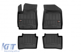 image-36-Specific rubber mats suitable for Hyundai i10 III after 2019, 4-piece set, black color, with 24-month warranty