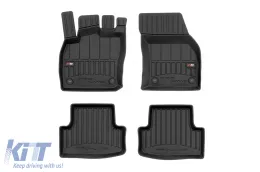 image-44-Specific rubber mats suitable for Seat Ateca after 2016, 4-piece set, black color, with 24-month warranty