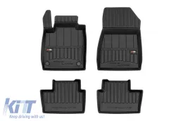 image-47-Specific rubber mats suitable for Nissan Juke after 2019, 4-piece set, black color, with 24-month warranty