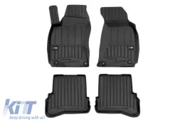 image-26-Specific rubber mats suitable for Volkswagen Passat B5 1996-2005, 4-piece set, black color, with 24-month warranty
