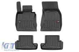 image-54-Specific rubber mats suitable for BMW 6 Series E64 convertible 2003-2010, 4-piece set, black color, with 24-month warranty