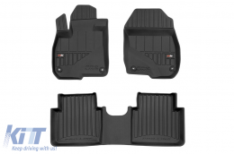 image-56-Specific rubber mats suitable for Honda CR-V 2018-2022, 4-piece set, black color, with 24-month warranty