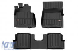 image-60-Specific rubber mats suitable for Mercedes G class W463 1990-2018 long wheelbase, 3-piece set, black color, with 24-month warranty
