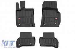 image-61-Specific rubber mats suitable for Jaguar XE after 2015, 4-piece set, black color, with 24-month warranty
