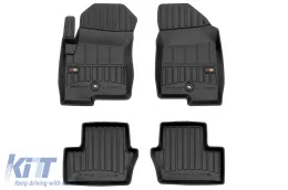 image-67-Specific rubber mats suitable for Frogum 3D ProLine series for Jeep Compass I 2006-2016, Dodge Caliber 2006-2011, 4-piece set, black color, with 24-month warranty