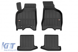 image-26-Specific rubber mats suitable for Volkswagen Lupo 1998-2005, 4-piece set, black color, with 24-month warranty