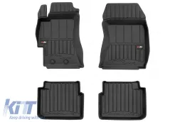 image-38-Specific rubber mats suitable for Subaru Impreza GH 2007-2011, 4-piece set, black color, with 24-month warranty from Frogum 3D ProLine series.