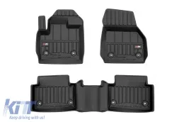 image-3-Specific rubber mats suitable for Jaguar E-Pace X540 after 2017, 3-piece set, black color, with 24-month warranty