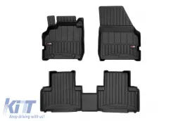 image-39-Specific rubber mats suitable for Renault Scenic 2003-2009 from Frogum 3D ProLine series, 3-piece set, black color, with 24-month warranty