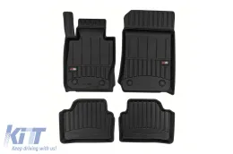 image-50-Specific rubber mats from Frogum 3D ProLine series suitable for BMW 3 Series E90 sedan, E91 wagon 2004-2012 xDrive, 4-piece set, black color, with 24-month warranty