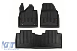 image-74-Specific rubber mats suitable for Frogum 3D ProLine series for LeapMotor C10 after 2024, 3-piece set, black color, with 24-month warranty