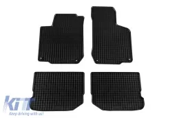 image-48-Specific rubber mats suitable for VW Golf IV 1998-2003, Bora 1998-2005, Beetle 1998-2011, Seat Toledo 1999-2004, Seat Leon 1999-2005, 4-piece set, black color