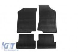 image-58-Specific rubber mats suitable for VW Golf II 1983-1992, 4-piece set, black color