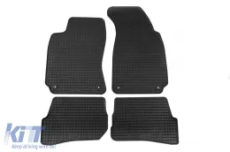 image-2-Specific rubber mats suitable for VW Passat 1996-2005, 4-piece set, black color