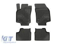 image-10-Specific rubber mats suitable for Opel Astra H 2004-2014, Astra H GTC 2005-2010, 4-piece set, black color