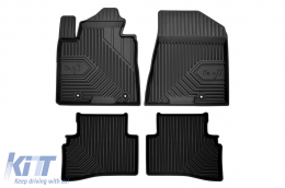 image-14-Specific rubber mats suitable for Hyundai Tucson, Kia Sportage 2015-2018, 4-piece set, black color