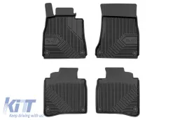 image-0-Specific rubber mats suitable for Mercedes S class W222 2013-2020 long wheelbase 4Matic, 4-piece set, black color