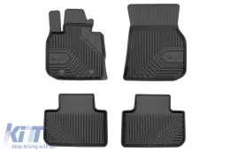 image-18-Specific rubber mats suitable for BMW X3 G01, X4 G02 after 2017, 4-piece set, black color