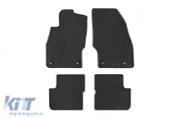 image-62-Specific rubber mats from Geyer & Hosaja suitable for Opel Corsa D 2006-2014, Corsa 2014-2019, 4-piece set, black color