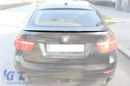 image-10-M-type trunk spoiler suitable for BMW X6 E71 2007-2014, unpainted
