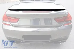 image-23-M6 type trunk spoiler suitable for BMW 6 Series F12 Cabriolet 2011-2018, unpainted