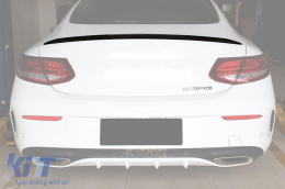 image-50-Type A Design spoiler suitable for trunk for Mercedes C-Class Coupe C205 after 2015, unpainted