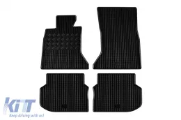 image-7-Specific rubber mats suitable for BMW 5 Series F10, F11 2010-2013, 4-piece set, black color