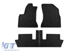 image-15-Specific rubber mats suitable for Citroen C4 Picasso after 2006, 5 seats, 4-piece set, black color
